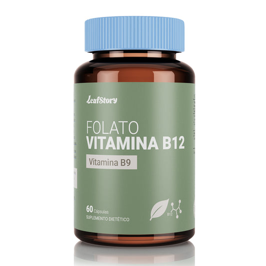 LeafStory L-Methylfolate 15 mg plus Methyl B12 Cofactor: High potency, active 5-MTHF form. Supports mood, methylation, and cognition. Bioactive forms of vitamins B9 and B12 (60 capsules, 60 doses).