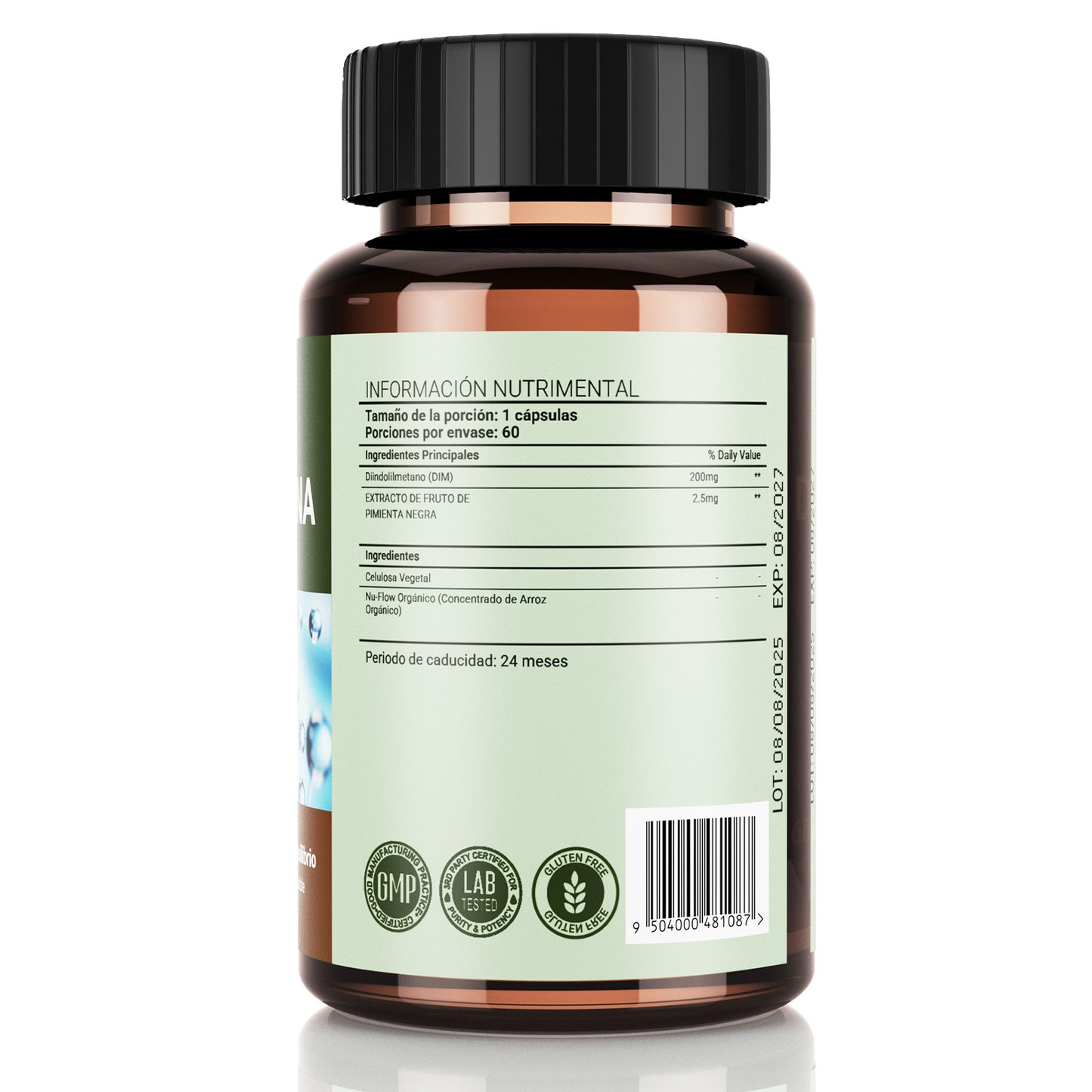 Leafstory DIM 200 mg Supplement | Improves Hormonal Acne, Menopause, and Antioxidant Support | Vegan and Soy-Free Diindolylmethane | 60 Count