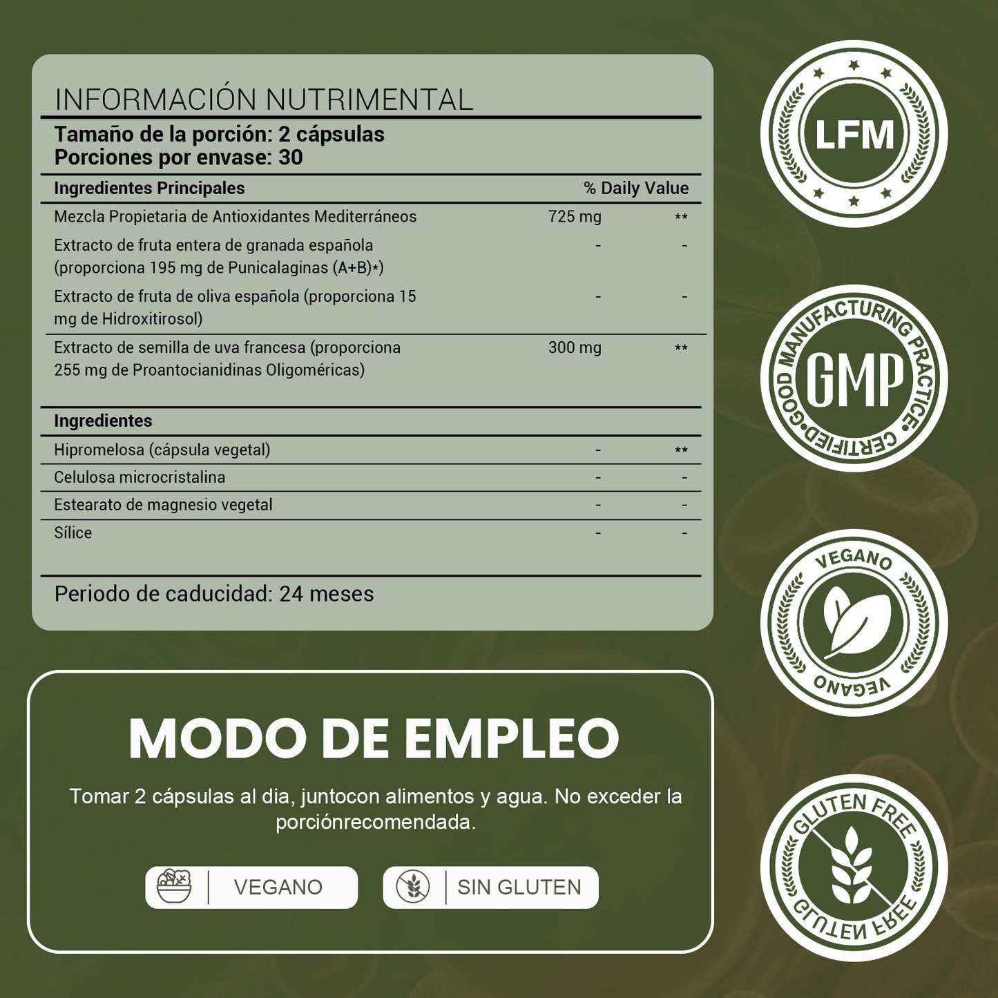 LeafStory Heart Health Supplement: Three clinically studied Mediterranean antioxidant extracts. Supports circulatory health, cholesterol, and blood pressure (60 capsules).