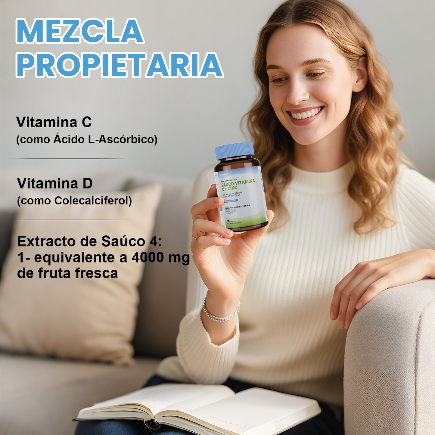 Leafstory Elderberry with Vitamin C and Zinc for Adults: 5-in-1 Black Sambucus Capsules with Vitamin D3 5000 IU, Immunity Supplement, Elderberry Sambucus for Immune Support.