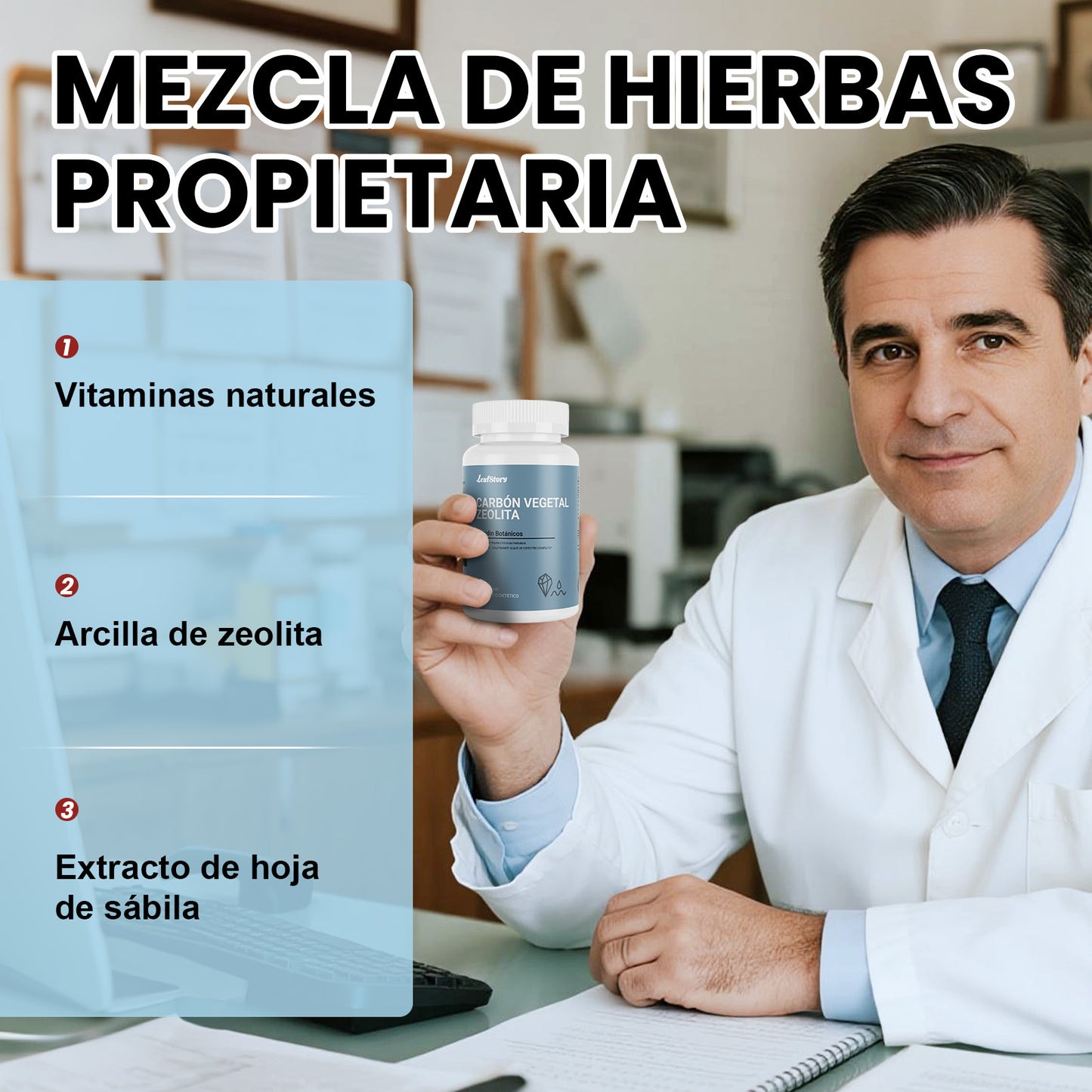 LeafStory Detox Supplements with Activated Charcoal and Zeolite with Silica: Helps bind and eliminate toxins, promotes complete body cleansing, and can reduce bloating (60 capsules).