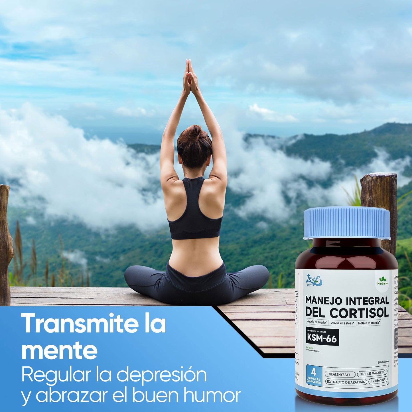 Leafstory Controlling cortisol helps you fall asleep and relieve stress.